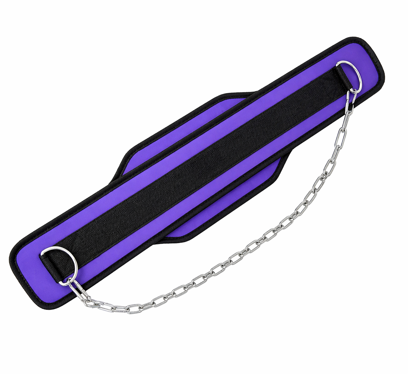 Rad Weightlifting Dipping Power Belt With Metal Chain Back Support Training Bodybuilding