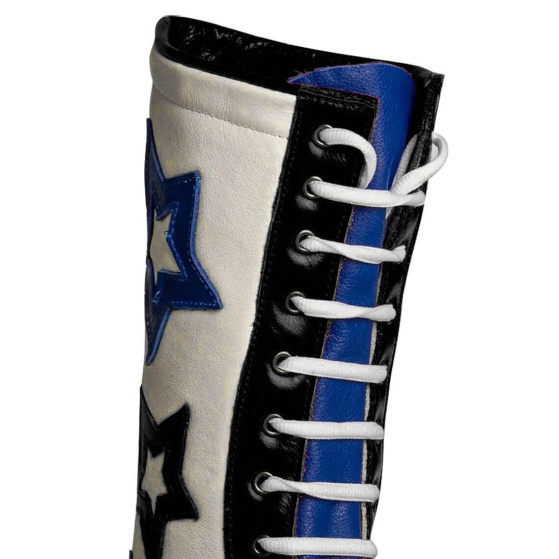 Custom Star Leather Wrestling Boots Retro Boxing Cosplay Shoes