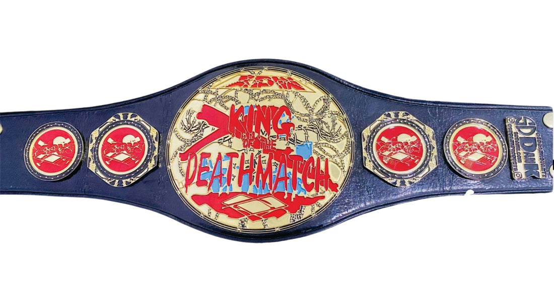 King of the Death Match Custom Championship Wrestling Belt Title Belts Nation