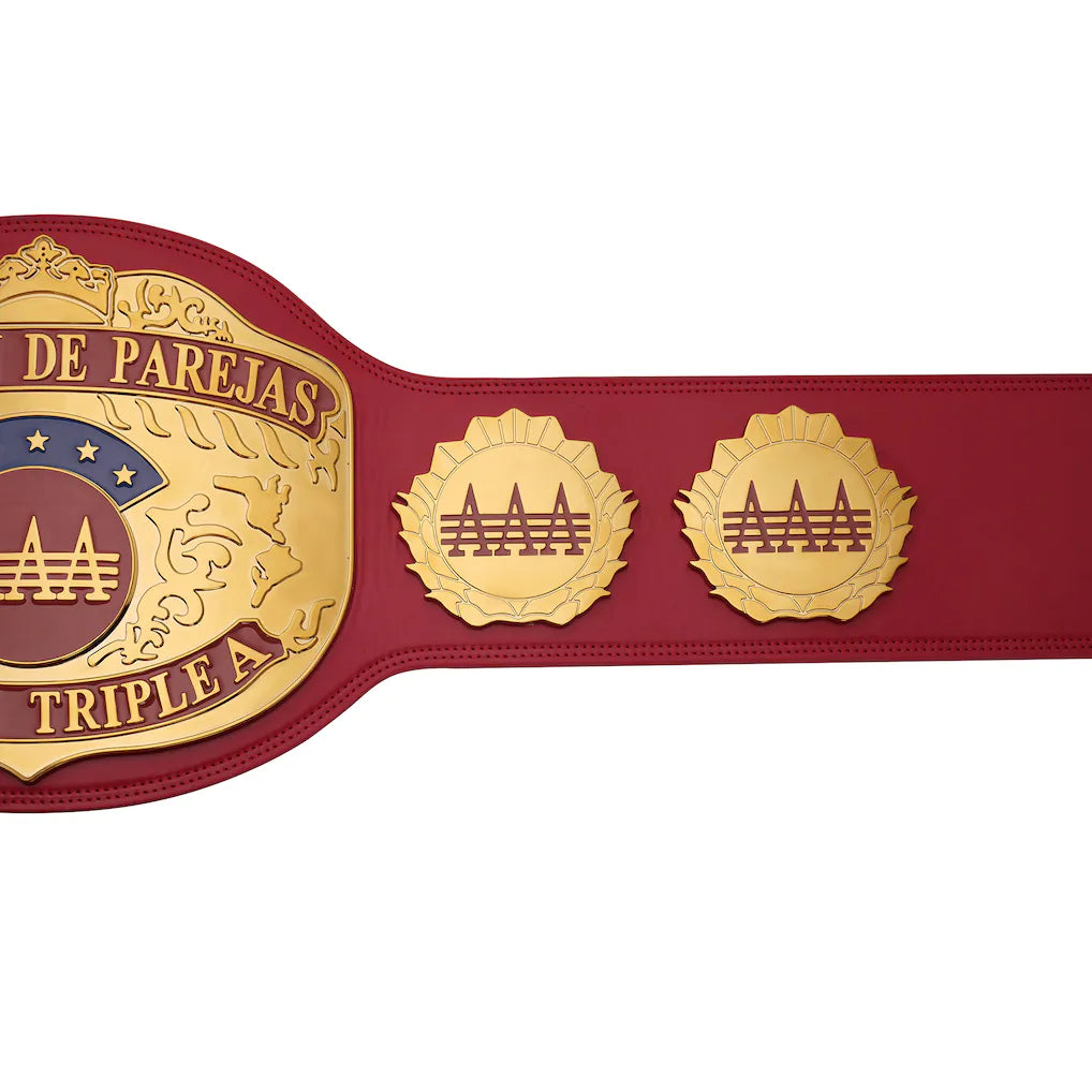 AAA World Mixed Tag Team Championship Replica Title Belt