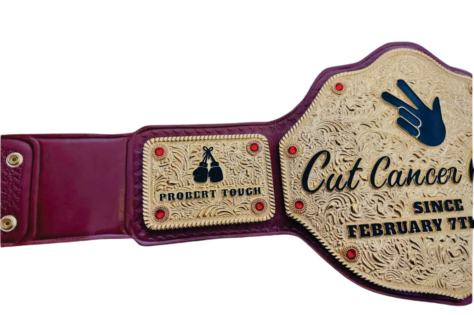 Cut Cancer Out 7 February 2025 Champiosnhip Belt Title Belts Nation
