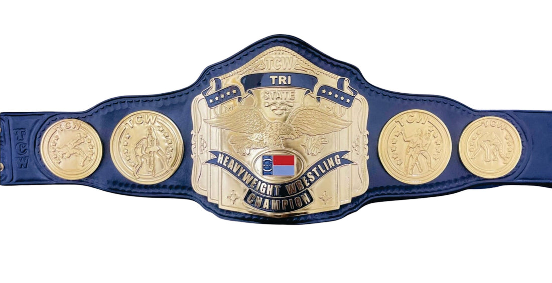 TCW TRI STATES HEAVYWEIGHT WRESTLING CHAMPIONSHIP BELT Title Belts Nation