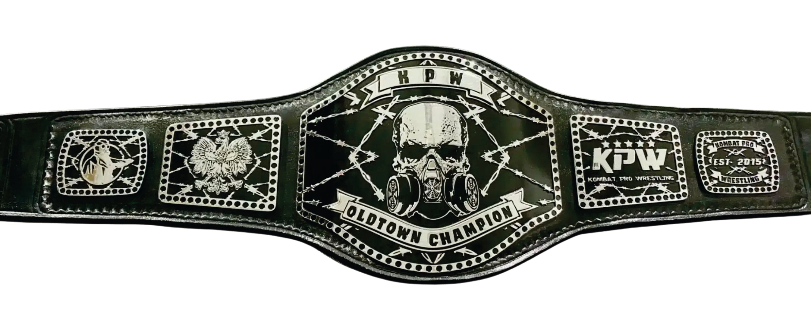 BLACK WORLD KPW OLD TOWN CHAMPION CHAMPIONSHIP BELT Title Belts Nation