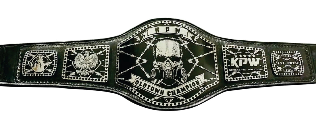 BLACK WORLD KPW OLD TOWN CHAMPION CHAMPIONSHIP BELT Title Belts Nation