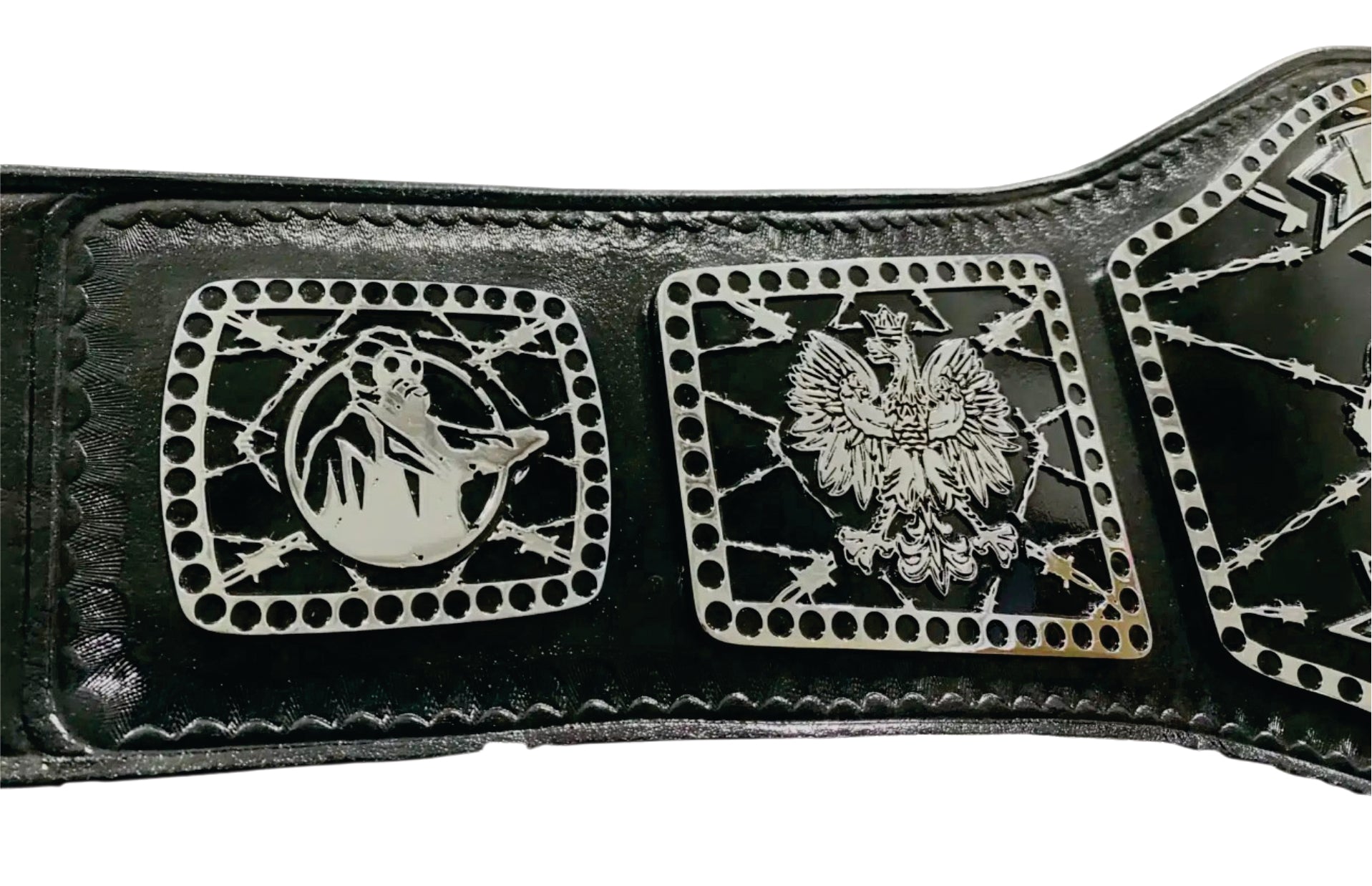 BLACK WORLD KPW OLD TOWN CHAMPION CHAMPIONSHIP BELT Title Belts Nation