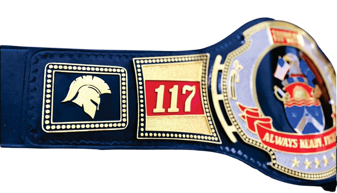 US Navy Trojan of the Week 117 Championship Belt Title Belts Nation