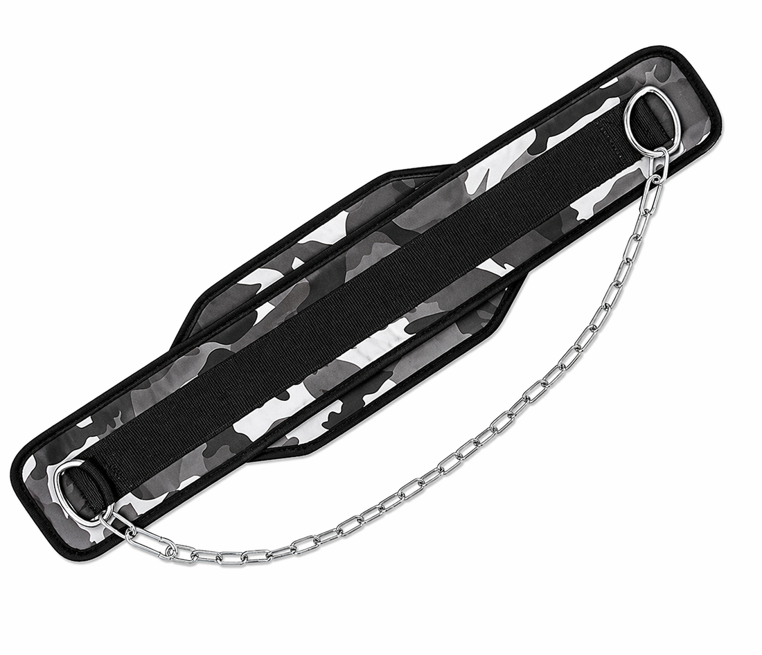 Rad Weightlifting Dipping Power Belt With Metal Chain Back Support Training Bodybuilding