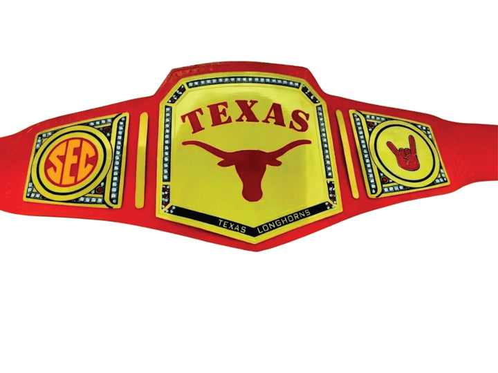 Texas Longhorns Football NCAA Championship Belt Title Belts Nation
