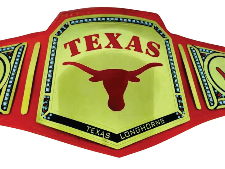 Texas Longhorns Football NCAA Championship Belt Title Belts Nation