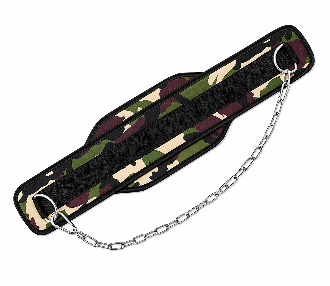 Rad Weightlifting Dipping Power Belt With Metal Chain Back Support Training Bodybuilding