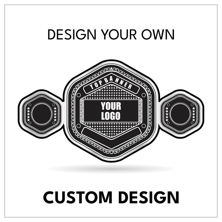 Hexagonal Custom Title Belt | Design Your Own Championship Award