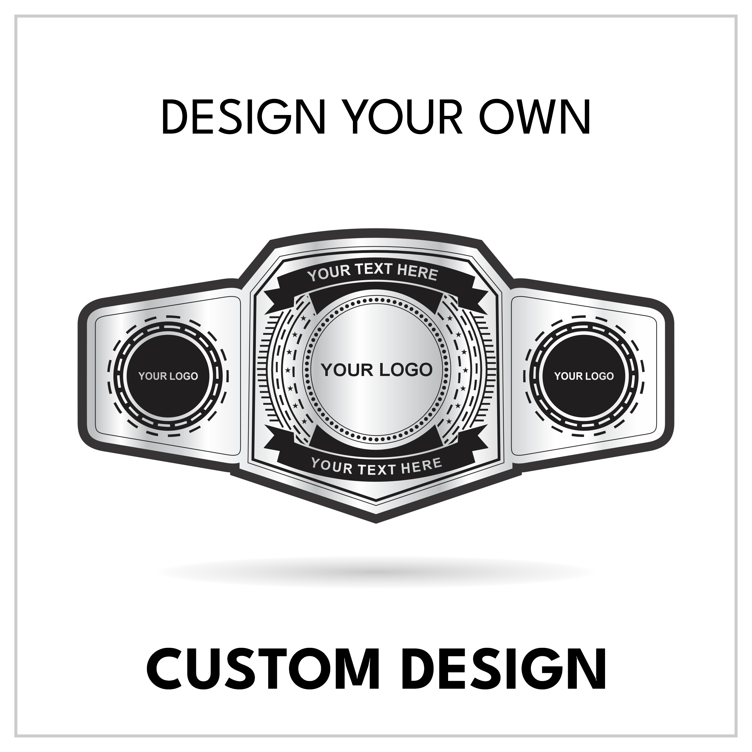 Create Your Own Title Belt | Modern Custom Championship Award