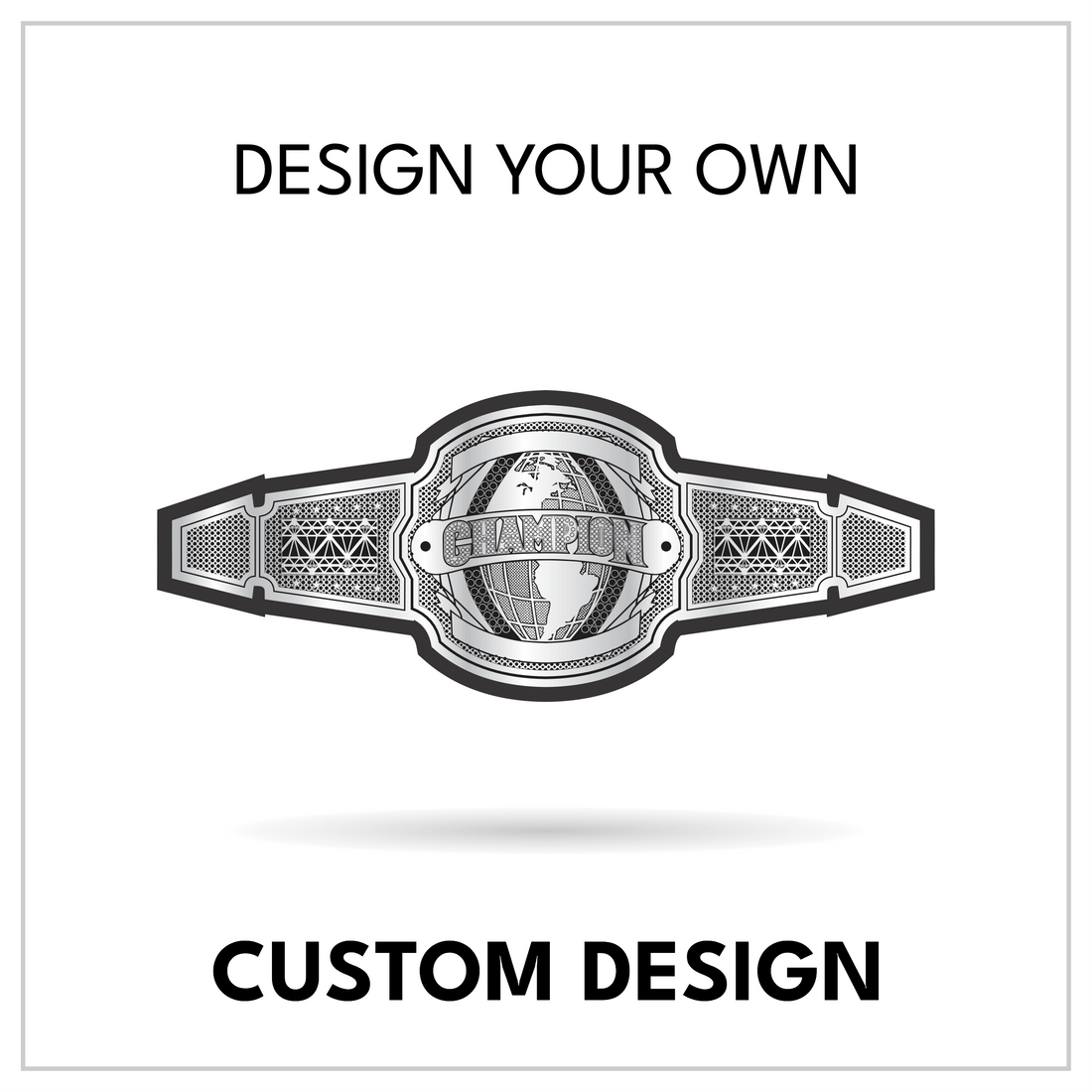 World Globe Custom Championship Belt | Personalized Global Title