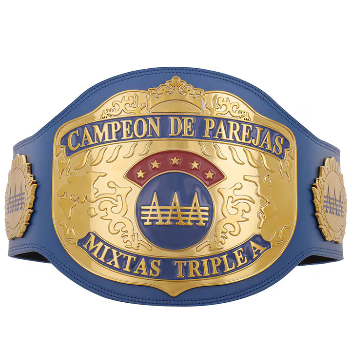 AAA World Mixed Tag Team Championship Replica Title Belt