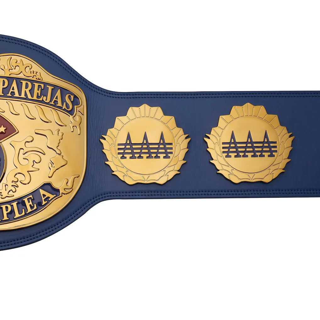 AAA World Mixed Tag Team Championship Replica Title Belt