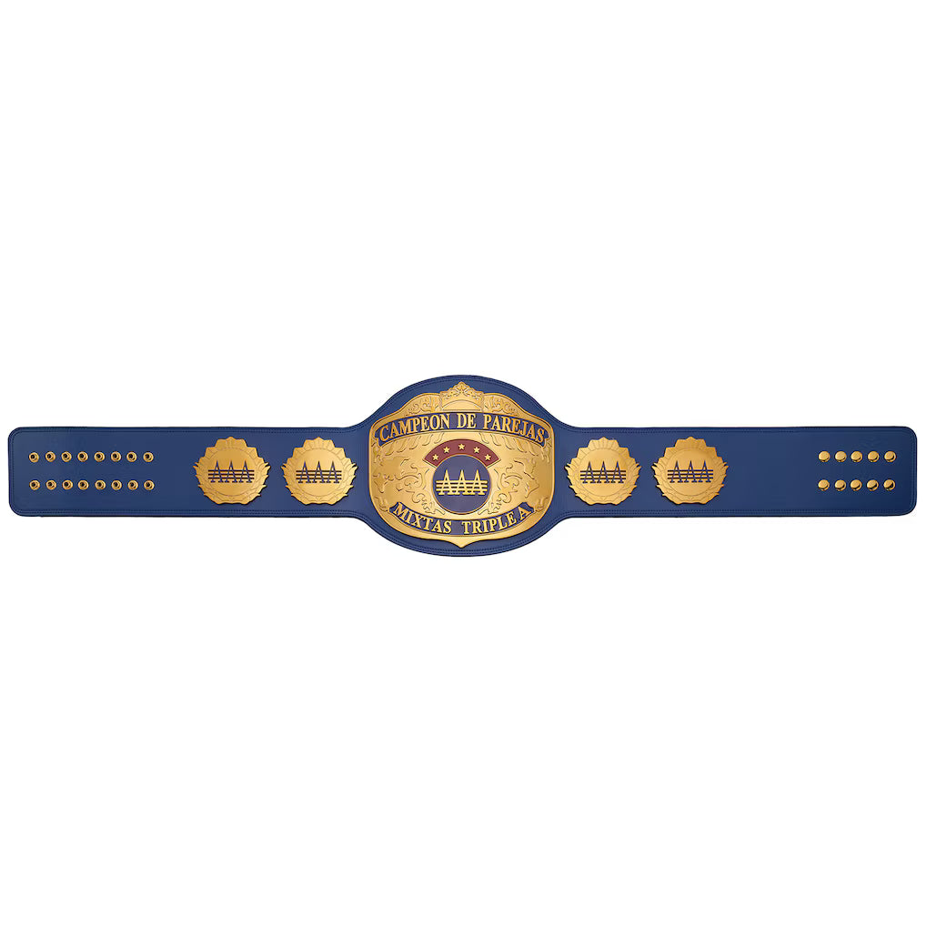 AAA World Mixed Tag Team Championship Replica Title Belt
