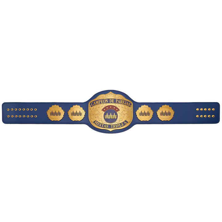 AAA World Mixed Tag Team Championship Replica Title Belt