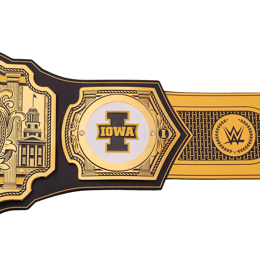 Iowa Hawkeyes WWE Legacy Title Belt