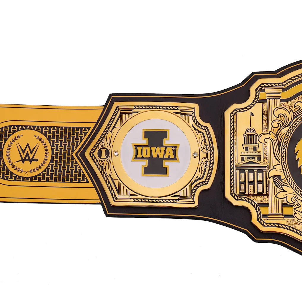 Iowa Hawkeyes WWE Legacy Title Belt