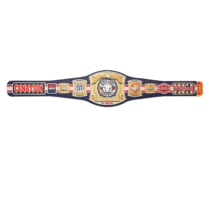 John Cena Farewell Tour 2025 Chicago Spinner Championship Replica Title Belt Championship Belts Online
